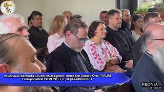 “Hristos a înviat” răsună încă în biserica Sf. Apostoli Petru și Pavel din Insula San Giulio d Orta