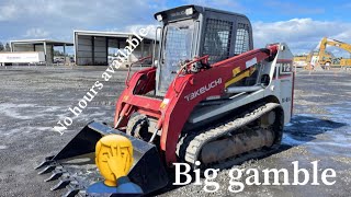 Buying a skid steer sight unseen for $28,000 at auction. Did I buy a major project?? Takeuchi tl12