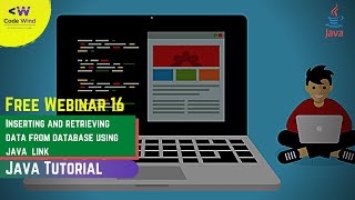 Inserting and retrieving data from database using java link |Java tutorial|Free Webinar 16