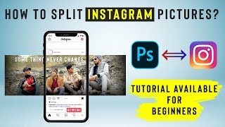 How to split Instagram Pictures || Seamless Multi-Post Tutorial || Photoshop