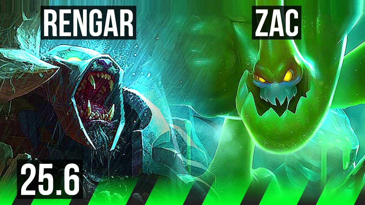 RENGAR vs ZAC (JGL) | EUW Diamond | 25.6