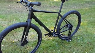 Schema haakje absorptie CUBE Hyde Pro black white Modell 2016 Urban City Bike - YouTube