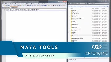How to install CRYENGINE Export tools for Maya | Art & Animation