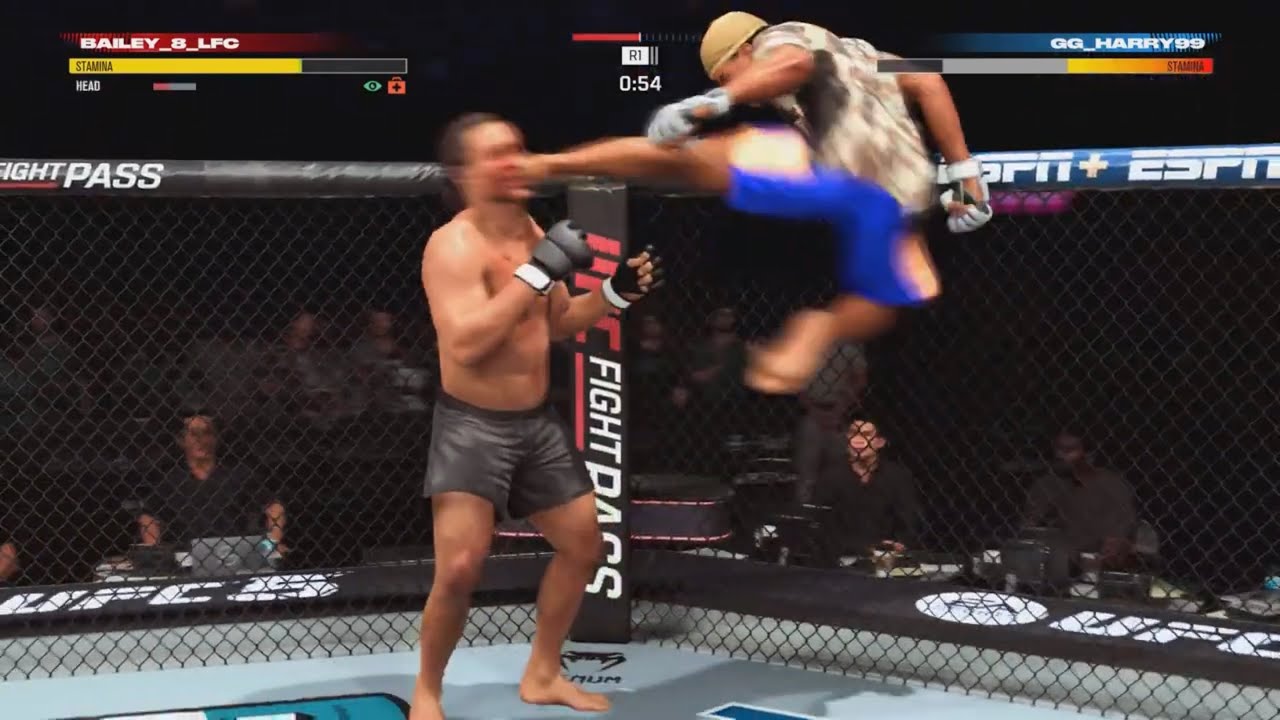 UFC 5 360 KO'D OFF THE CAGE!! Clinch Spammer Put To Sleep💀😵🌹😭 YouTube