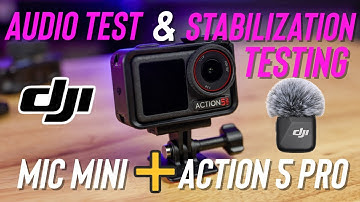 DJI ACTION 5 PRO + DJI MIC MINI audio/ stabilization testing.