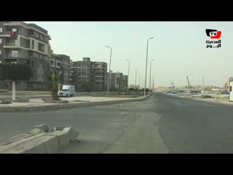 شوارع خاوية بسبب موجة الطقس السيئ في المنيا