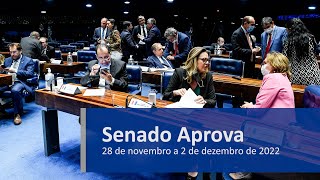 Senado Aprova (28/11 a 02/12): prestação virtual de serviços de saúde é destaque da semana