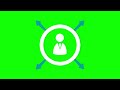 business thinking icon green screen | icons business green screen
