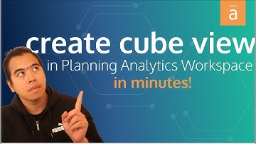 How to Create a Cube View in PAW. Quick & Easy!