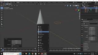 Making a low poly umbrella in blender
