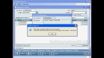 Tutorial 10 - Cara Mencatat Pembayaran Hutang Pada Program Toko iPOS 3.3/3.0