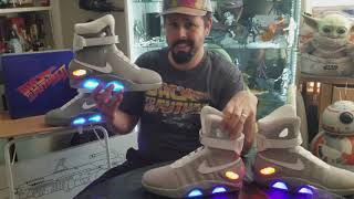 Light Up Back to the Future ll Shoes Comparison WISH EBAY China version