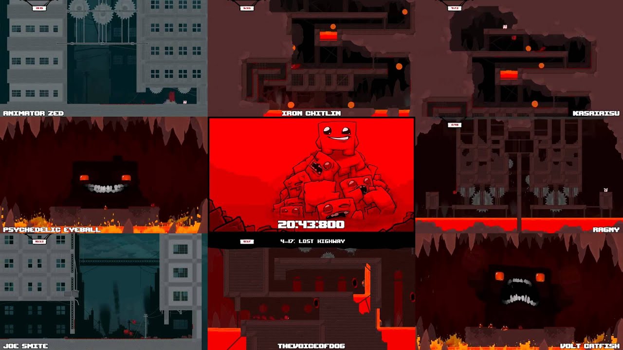 Super Meat Boy Marathon 8 People Youtube Super Meat Boy Marathon 8 People Youtube