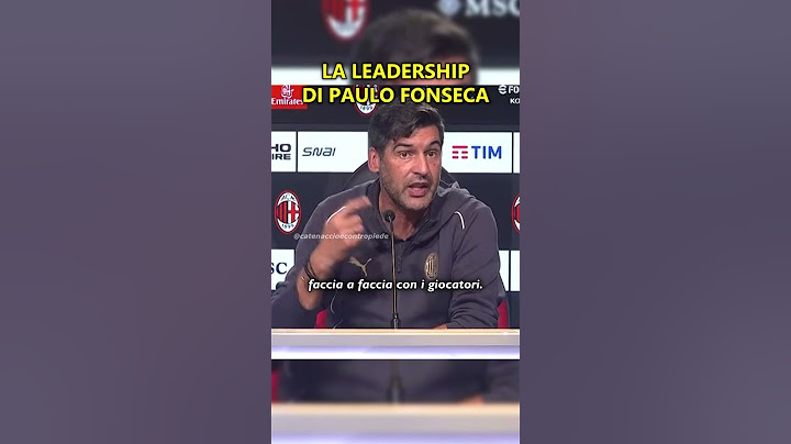 LA LEADERSHIP DI FONSECA