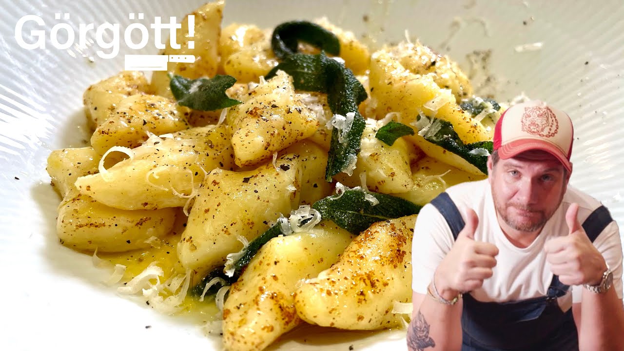 Homemade Gnocchi with Sage Butter (Comfort food)