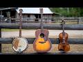 Hour long Contemporary folk (Banjo, Guitar, Violin)