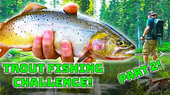 TROUT Fishing EPIC Backcountry Hidden Lake | Trout Lure Challenge Pt. 2 