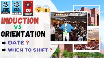 Induction Program Explained | orientation | CGC Jhanjeri, Landran & CU Students Must Watch #cgc #cu