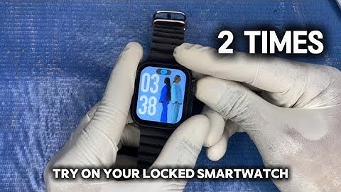 Smartwatch Password Reset,Watch unlock,forgot password,reset password #technicalvk