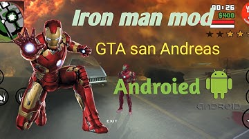 IRON MAN MOD IN  GTA SAN ANDROID (playing vedio )