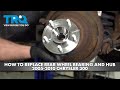 How to Replace Rear Wheel Bearing and Hub Assembly 2005-2010 Chrysler 300