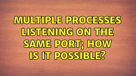 Multiple processes listening on the same port; how is it possible?