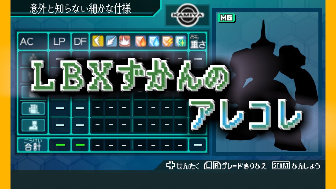 これを見れば分かる！LBXずかんって何が書いてあるの？【ダンボール