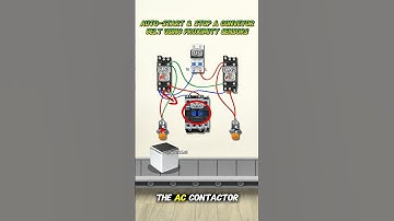 How Two Proximity Sensors Can Auto-Start & Stop a Conveyor Belt⚡️💡#proximitysensor #diyelectrical