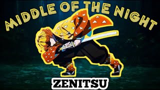 Download lagu Middle To The Night versi Jepang Zenitsu Kimetsu No Yaiba [EDIT/AMV]