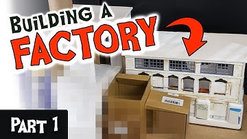 Building an Abandoned Factory for Wargaming - Part 1 - Post Apocalyptic Terrain
