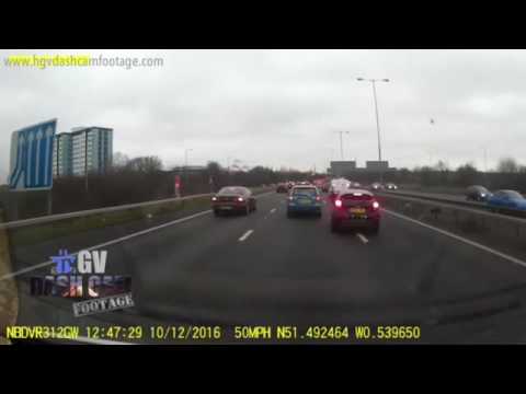 cameron diaz Idiot driver dangerously weaves through the motorway lanes
