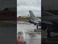 F16 aircraft vortex formation during rain#shorts#trending#aircraft#airforce#military#aviation#viral
