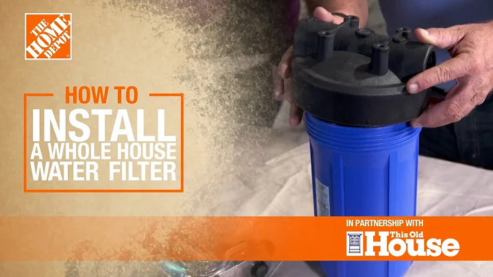 How to Install a Whole House Water Filter | The Home Depot
