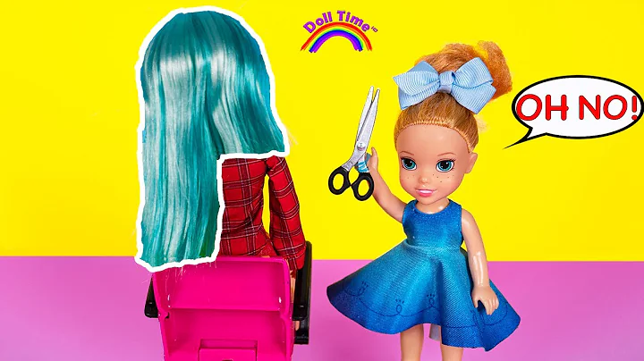 Hair Too Short! Elsa & Anna make a Big Mistake!!