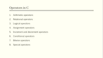Operators in C- Part 1: Arithmetic, Relational and Logical Operators | Malayalam tutorial