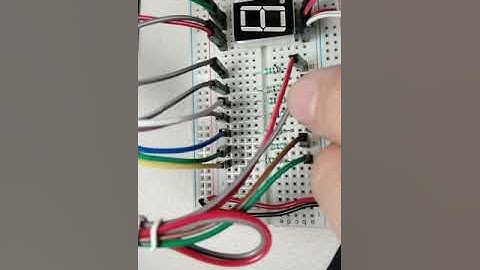 Cableado Display 7 Segmentos de  Ánodo Común y Arduino