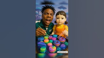 ishowspeed squid game doll slime food asmr mukbang #food  #squidgame  #asmr