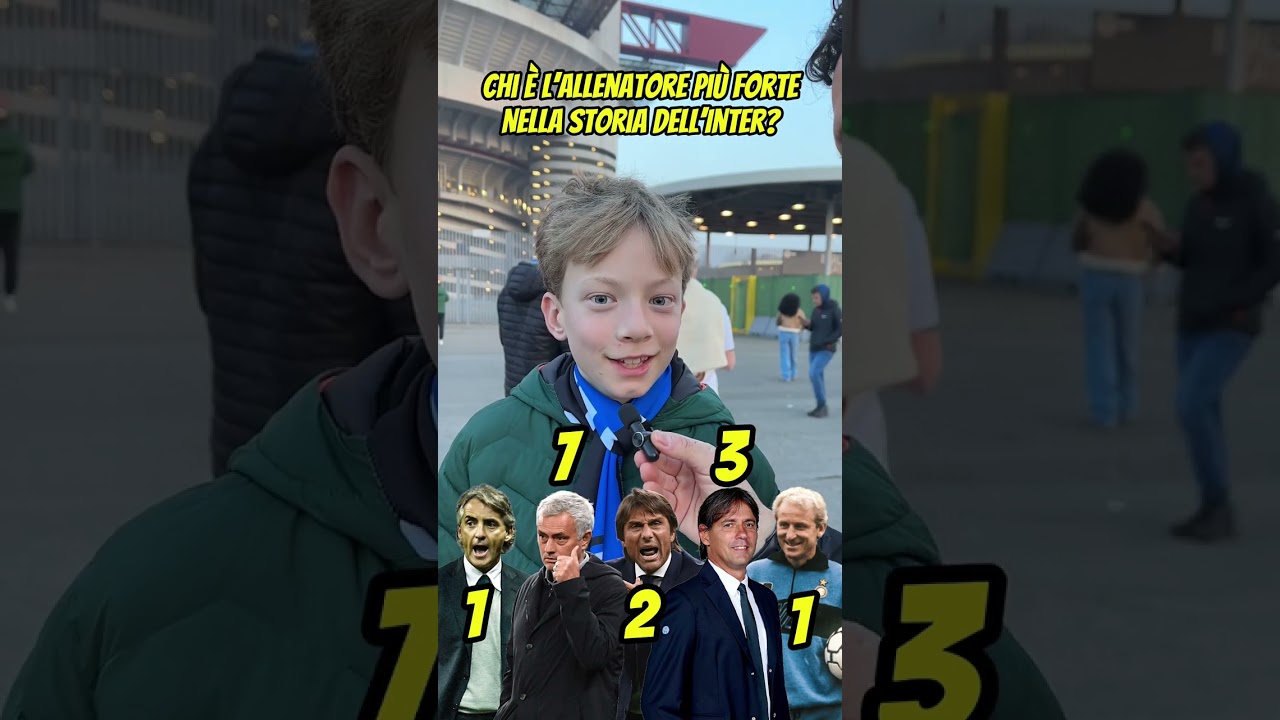 Qual è l'allenatore più forte della storia dell'Inter? Lo abbiamo chiesto ai tifosi nerazzurri ⚫🔵