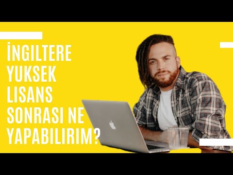 İNGİLTERE'DE YÜKSEK LİSANS