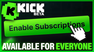 How to Enable KICK.COM SUBSCRIPTIONS