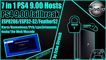 7 in 1 PS4 9.00 HOST for FeatherS2/ESP32-S2/ESP8266 | Karo/Kameleon/Prb/XHost/Nazky/TheWolf/Macedo