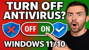 How to Turn Off & on Antivirus on Windows 11 or 10 PC
