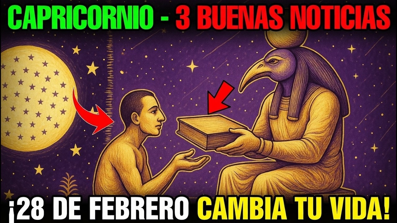 Capricornio: Algo GRANDE viene el 28 de febrero. ¡No te pierdas estas 3 señales!