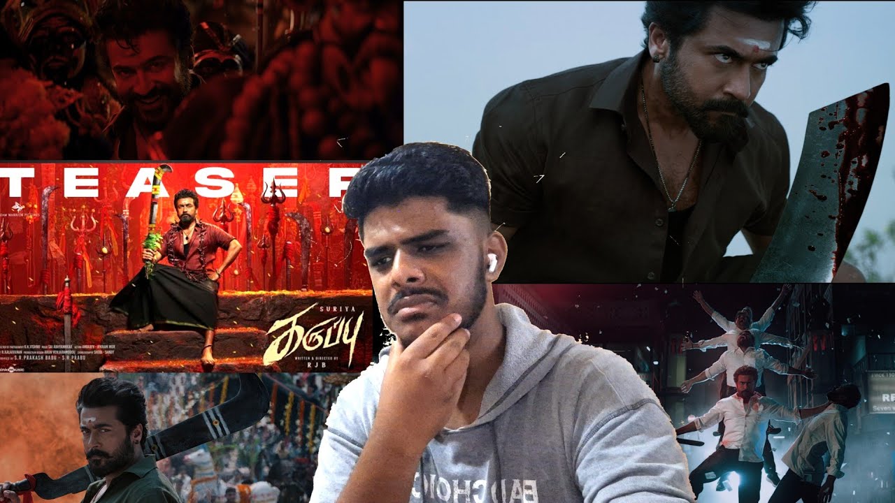 Karuppu (Tamil) - Teaser | REACTION | KARUPPU | 