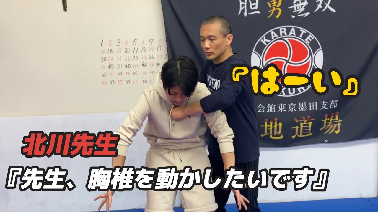 【システマ】相手の力を逃すには肋骨を使え‼︎『基本編』まずは胸椎から！