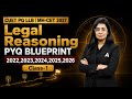 CUET PG LLB &amp; MH-CET 2027 Legal Reasoning PYQs | 2022-2026 Previous Year Questions | PYQs Class-1