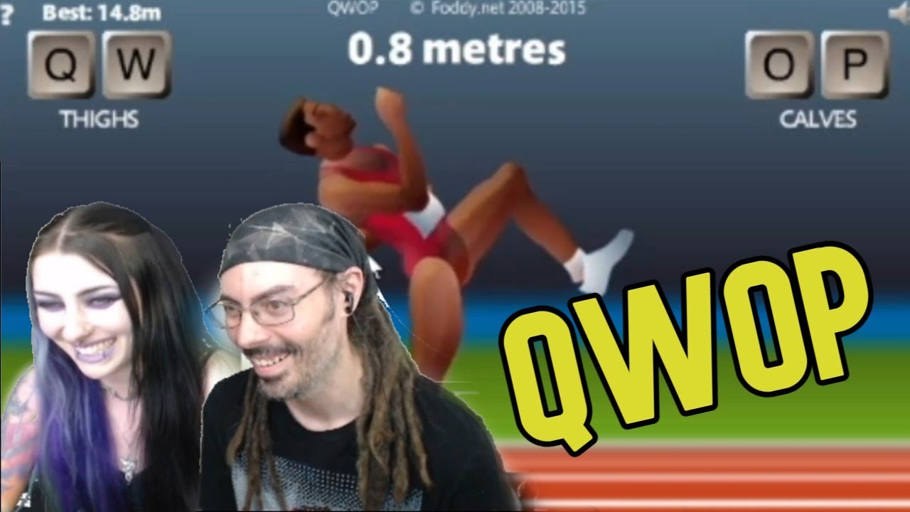 "Its So Hard!" Girl Gamer Tries to Play QWOP The Most Difficult