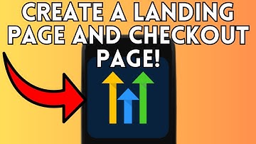 How To Create A Landing Page + Checkout Page In GoHighLevel (Full Guide) 2025!