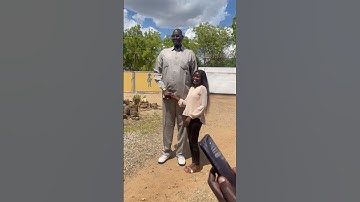 The tallest man I have met in South Sudan.