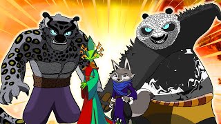 Extra Story Kung Fu Panda 4 | First Meeting Of  Villains Tailung, Zhen & Po Chameleon - Happy Ending